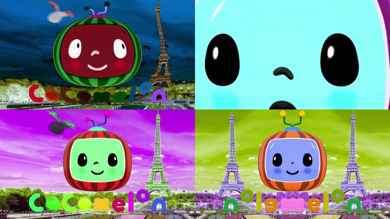 Cocomelon In Paris Combined Intro Logo Effects Sponsored By Klasky Csupo 2001 Effects