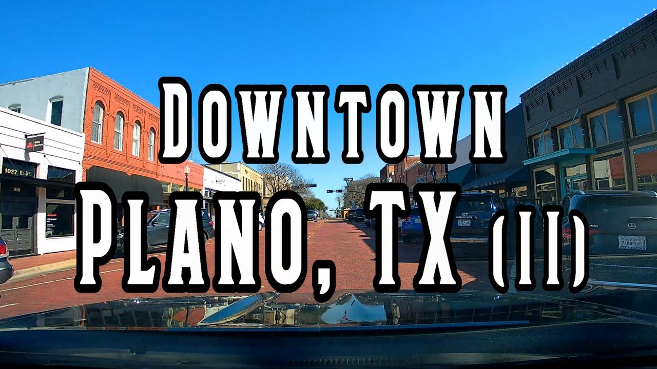 Driving Downtown Plano, TX (II) (Better Dash Cam)