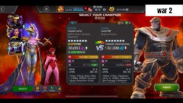 Isophyne vs rank 4 deathless Thanos?? | MCOC alliance war