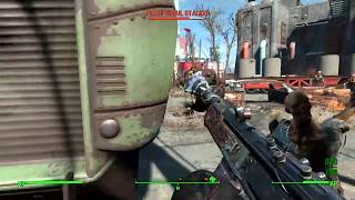Fallout4, Supermutant Suicider attack (Funny)