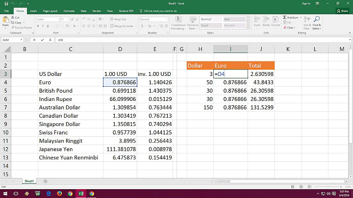 How to Add Real Time Currency Converter in Excel Sheet (Calculate Currency & Update)