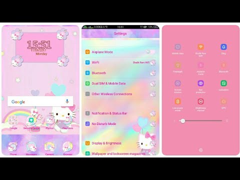 Oppo Coloros Theme Hello Kitty Pink