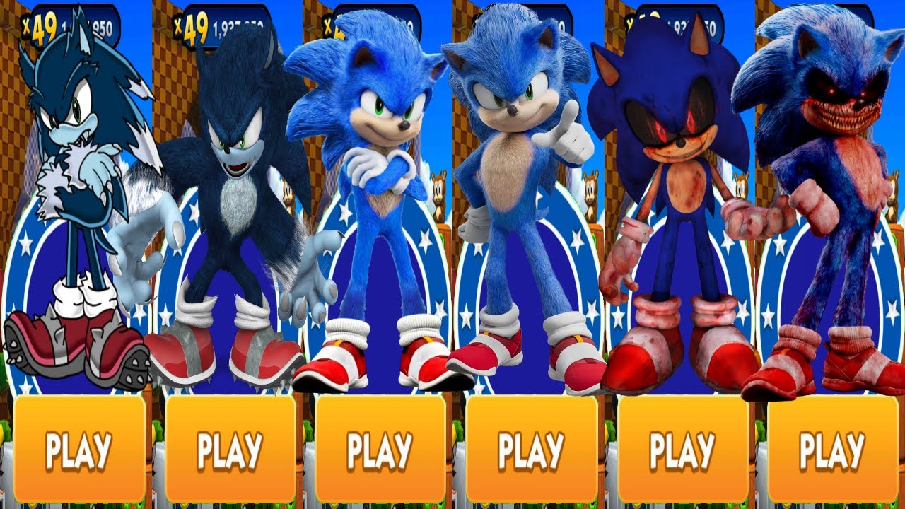 Sonic Dash - Movie Sonic vs Sonic.EXE vs Werehog vs All Battle Bosses ...