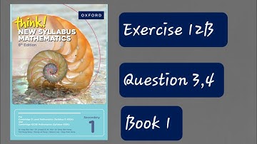 Exercise 12B (Area of Shaded Region) Question 3,4 Think New Syllabus Mathematics 8th Edition Book 1