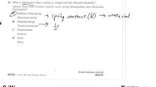 SPM Physics 2016 Paper1 Q12 F4 Chapter Forces and Motion