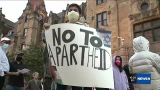 Pro-Palestine rally held outside St. Louis City Hall