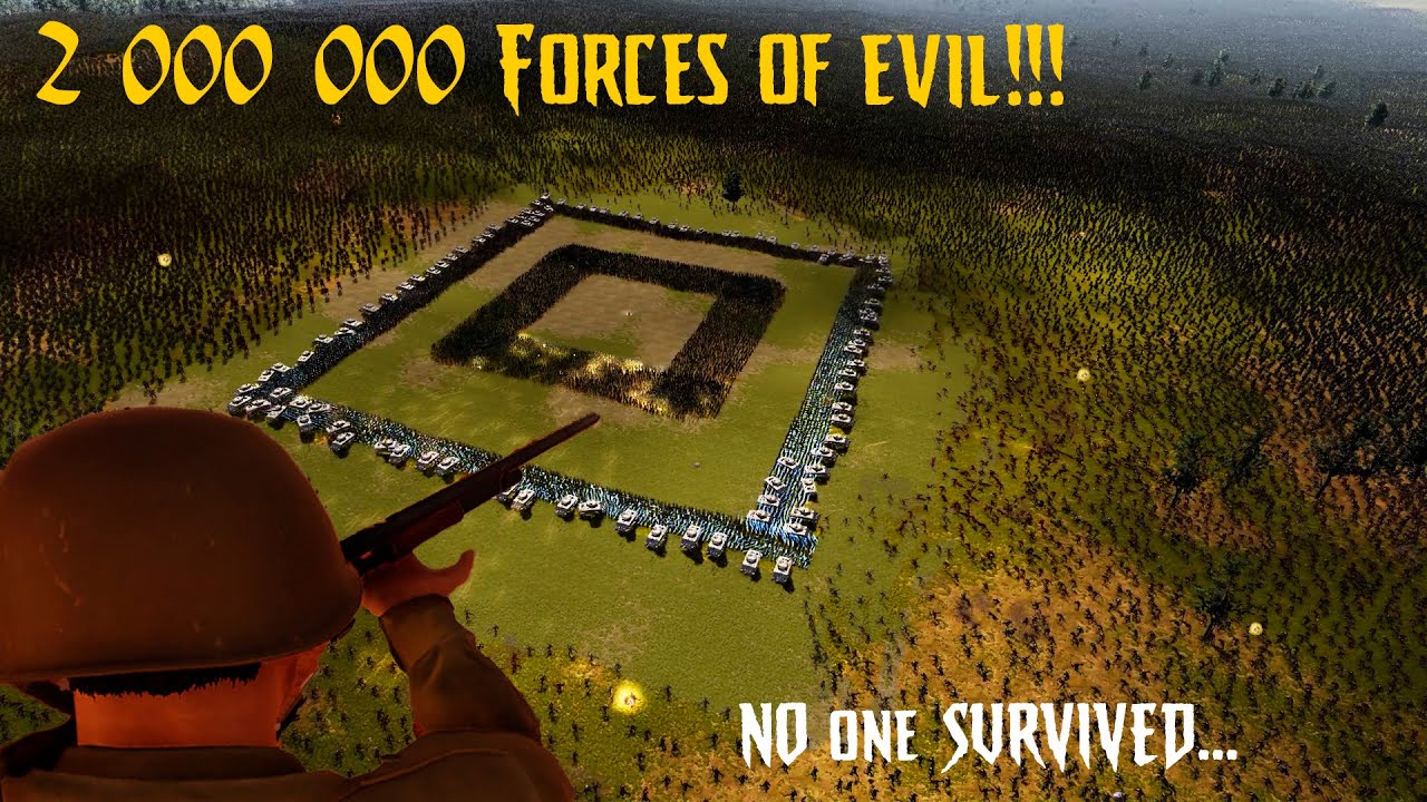 NO one SURVIVED... zombie APOCALYPSE fight. Ultimate epic battle simulator 2 uebs2