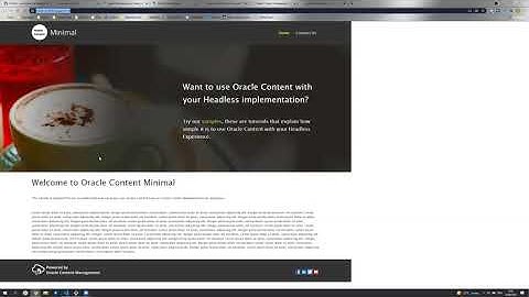 Build a Minimal Site in Vue with Headless Oracle Content Management