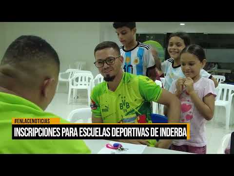 Inscripciones para escuelas deportivas de inderba