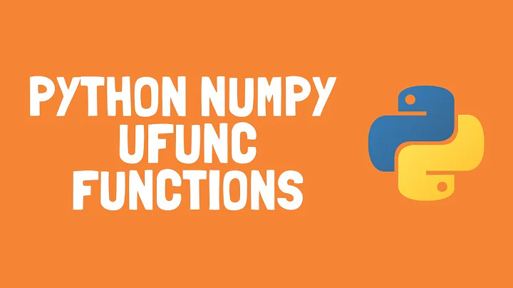 How to use Python Numpy Ufuncs functions