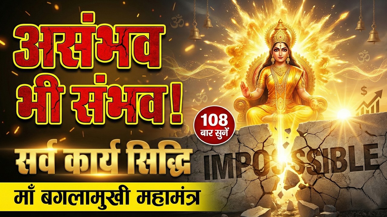 असंभव भी संभव होगा! माँ बगलामुखी सर्व कार्य सिद्धि महामंत्र | माँ बगलामुखी मंत्र | Maa Baglamukhi