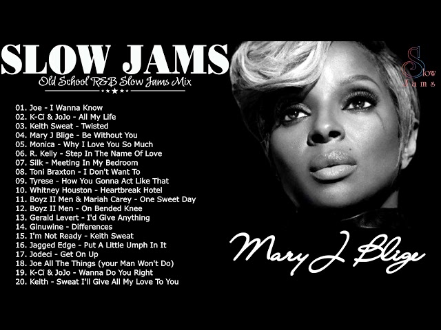 BEST SLOW JAMS LOVE SONGS | Mary J Blige, Joe, R Kelly, Keith Sweat, Usher - R&B Mix 90's and 2020 class=