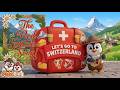 🧳✨🇨🇭 The Magic Suitcase in the SWITZERLAND! | Yodeling & Cheese Fondue | Kids Travel Song | PapaPing