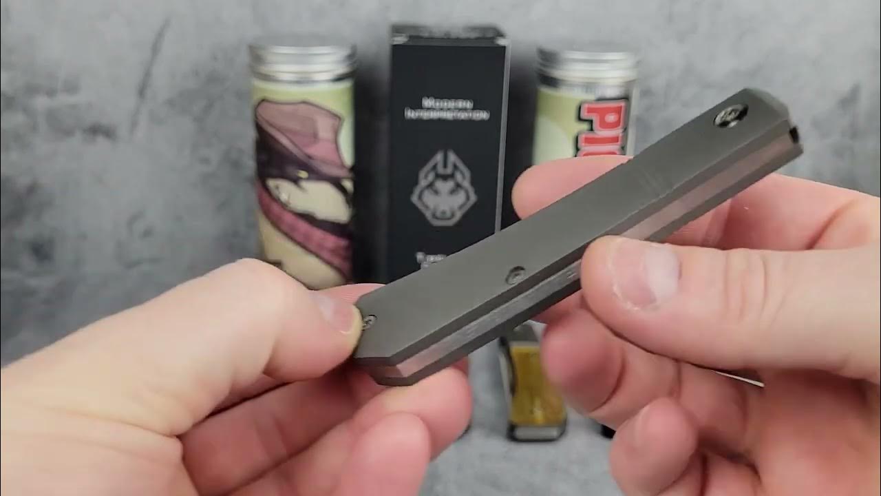 Jack Wolf Knives Big Bro Jack CamoCarbon Gecko - C. Risner Cutlery LLC