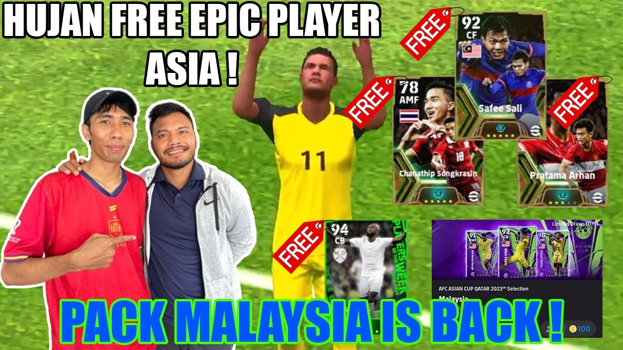 UPDATE SEMPENA AFC ASIAN CUP QATAR 2023 ! KONAMI BAGI BANYAK PLAYER FREE HARINI ! EPIC SAFEE SALI !