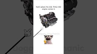 6.8L Triton V10 explained #fyp #ford #trucks #engineblock #doggo