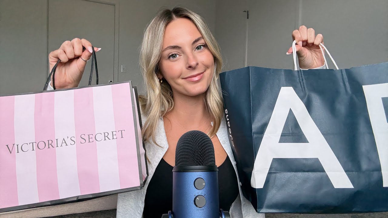 ASMR | Clothing Haul | Express, Princess Polly, American Eagle & More 