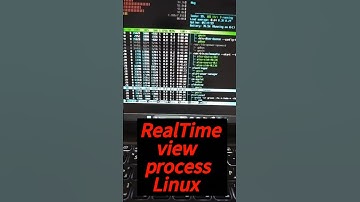 REAL -TIME PROCESS VIEW VIA HTOP COMMAND IN LINUX!#linux #linuxsystem #shorts