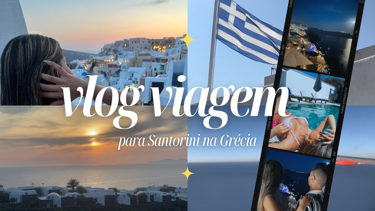 VLOG: viagem para Santorini na Grécia | Parte 1 | Bianca Enerino