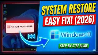 How To Use System Restore on Windows 11(2026) UPDATED GUIDE