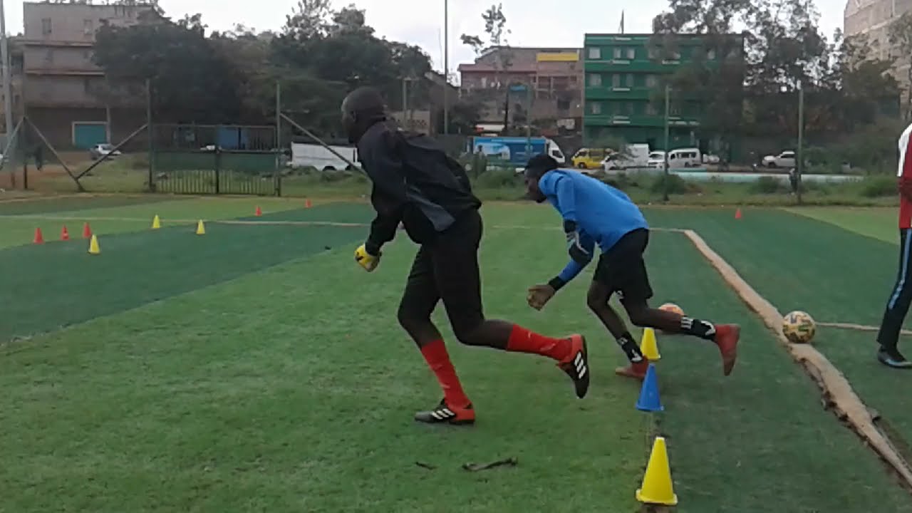 Zetech University Football Team Titans Goalkeepers Training session -speed – movement – agility