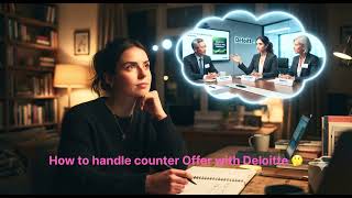 Deloitte counter offer strategy ✌️🥷