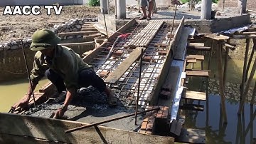 How To Building Reinforced Concrete Bridge Build Step by Step Easy