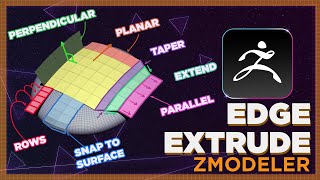 Extrudando linhas usando ZModeler | ZModeler Tutorial #031