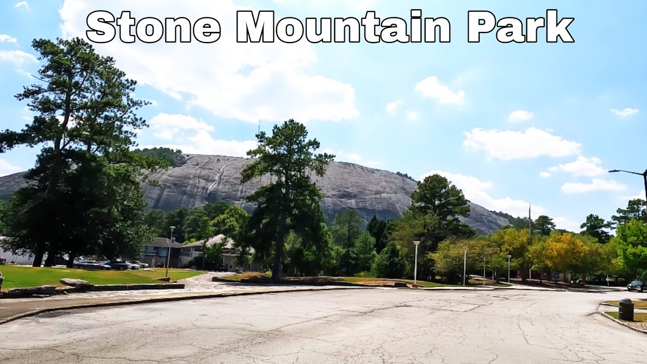 Driving Through Stone Mountain Park Atlanta Georgia