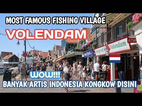 Volendam, Netherlands | Most famous fishing village | Kampung nelayan paling bekend - 4K