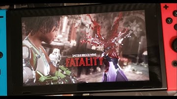 Mortal Kombat 11 Nintendo Switch Gameplay in HandHeld Mode