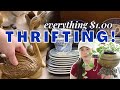 EVERYTHING $1! THRIFTING VINTAGE + THRIFT HAUL | Styled Thrift Haul