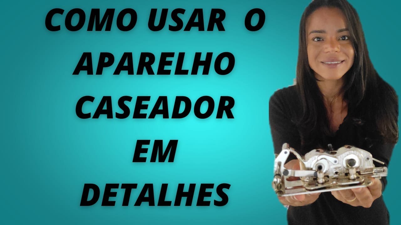 Como INSTALAR e USAR o Aparelho Caseador Para Maquina Reta Industrial em Detalhes.