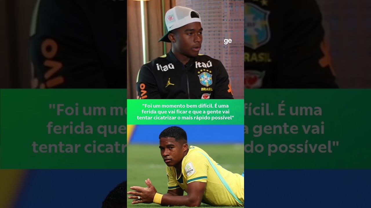 "FOI UM MOMENTO BEM DIFÍCIL", DIZ ENDRICK SOBRE ELIMINAÇÃO NA COPA | #shorts | ge.globo