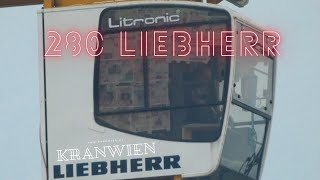 Tower Crane Liebherr 280 EC-H in Work Vienna Austria