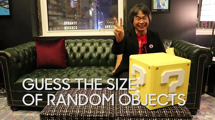 Shigeru Miyamoto Guesses The Size of Random Objects