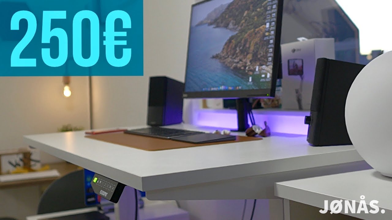 günstiger höhenverstellbarer Schreibtisch Flexispot für ab 250€ im Test! -  YouTube