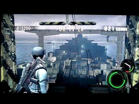 RE 5 Mercenaries - Duo / Ship Deck - 952k - Wesker/Jill