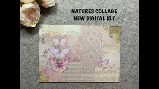 NATURE&#39;S COLLAGE - New Digital Kit