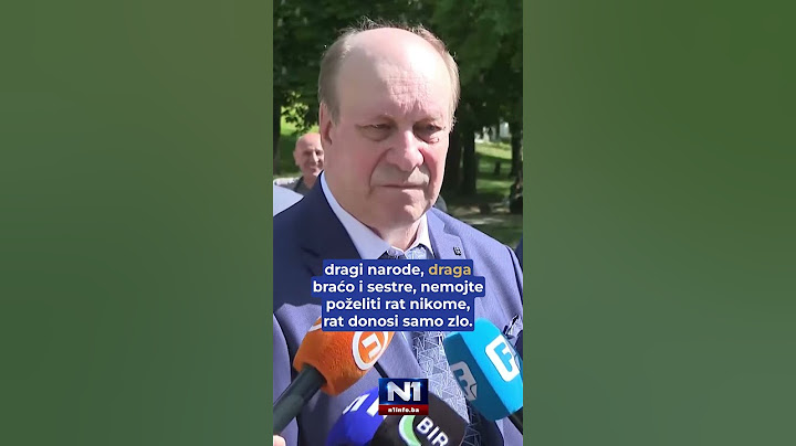 Hodžić: “Izgubio sam kćerku Jasminu, ali ona mene čeka. Nemojte da želite rat, rat je zlo...”