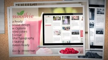 Smoothie - Retina Responsive WordPress Blog Theme + Download