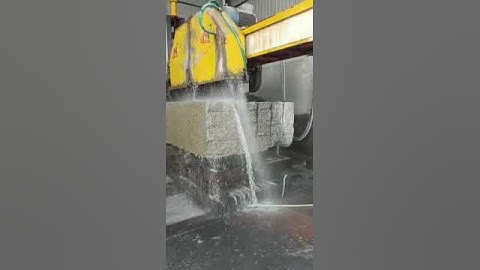 Granite slabs cutting process from Suman Export