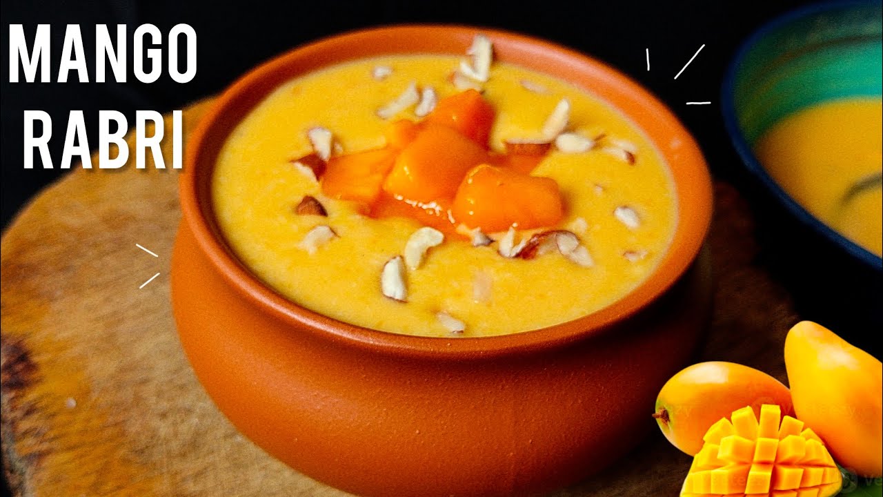आम रबड़ी रेसिपी। मैंगो रबड़ी।Aam Rabdi / Mango Rabri Recipe / Mango ...
