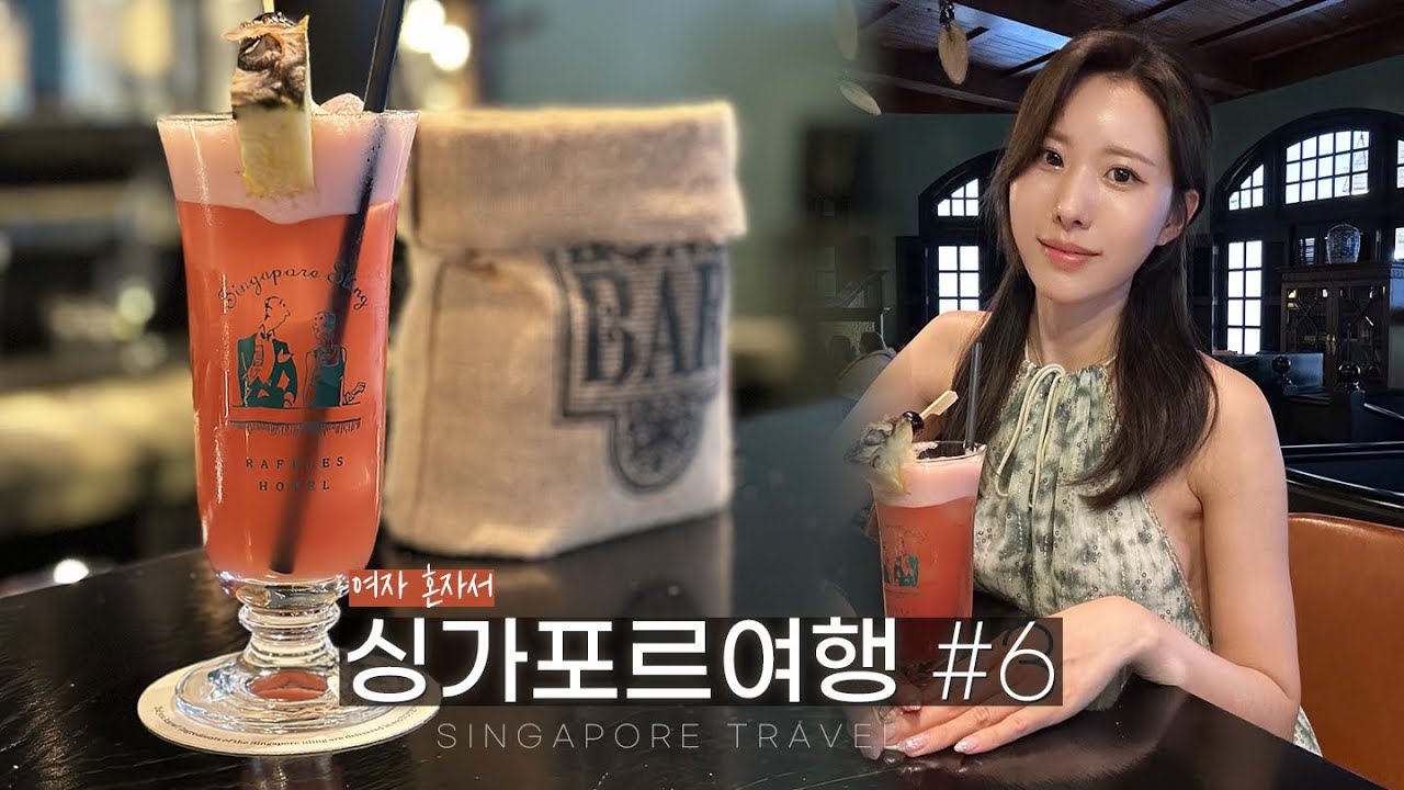 혼자 싱가포르여행 ep.6 🇸🇬 | 쇼핑은 여기에서🛍️👀 | 비보시티 | 래플스 시티 | LONGBAR 싱가포르슬링 | 쇼핑&맛집 투어
