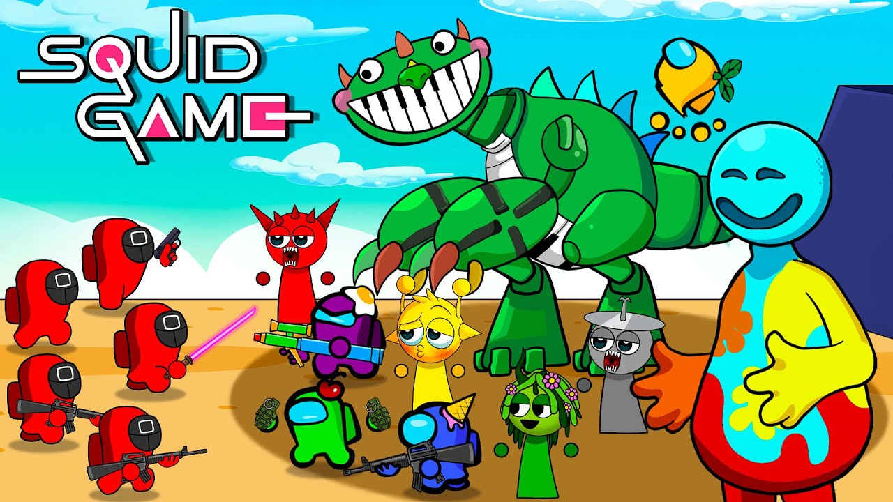 어몽어스 VS Poppy Playtime 1-4 | Among Us VS Doey Characters Play Squid Game 2 | Among Us Animation