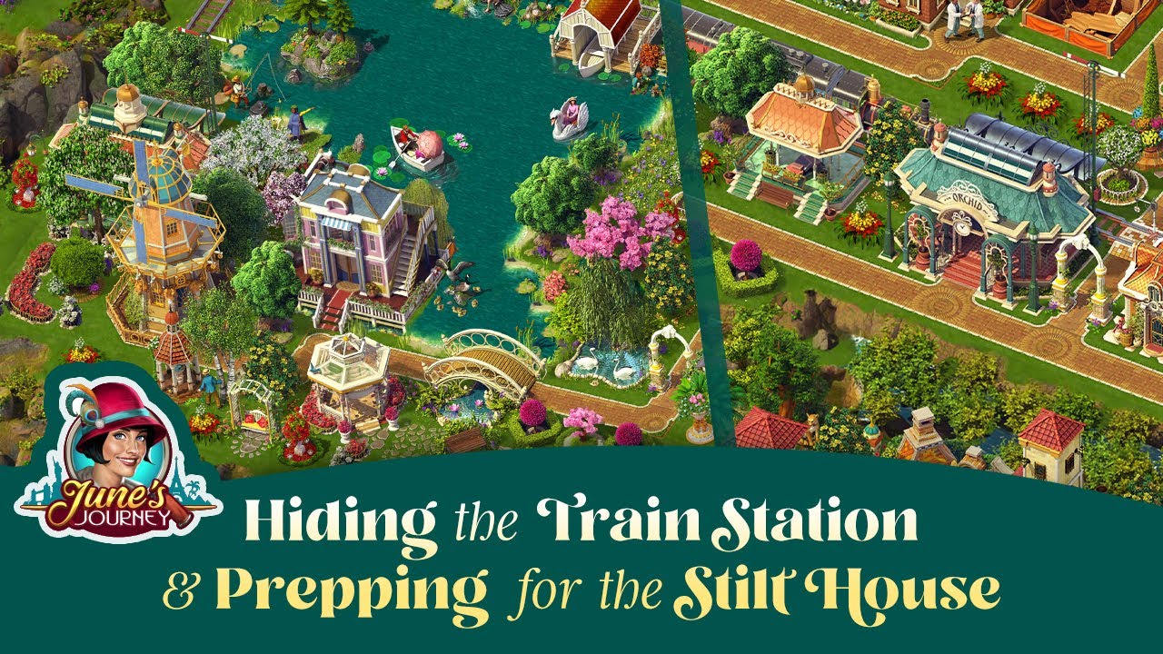 Hiding the Train Station June's Journey Prepping for the Stilt House