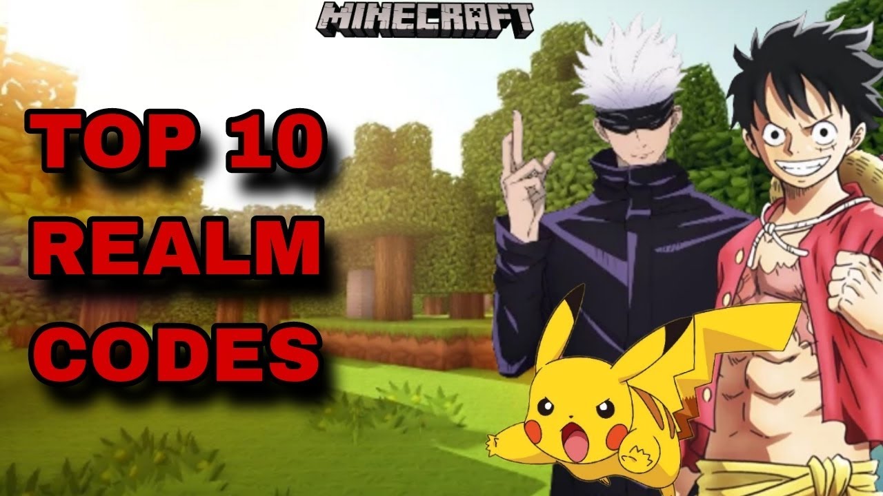 *NEW* TOP 10 BEST REALM CODES FOR MINECRAFT BEDROCK EDITION! - YouTube