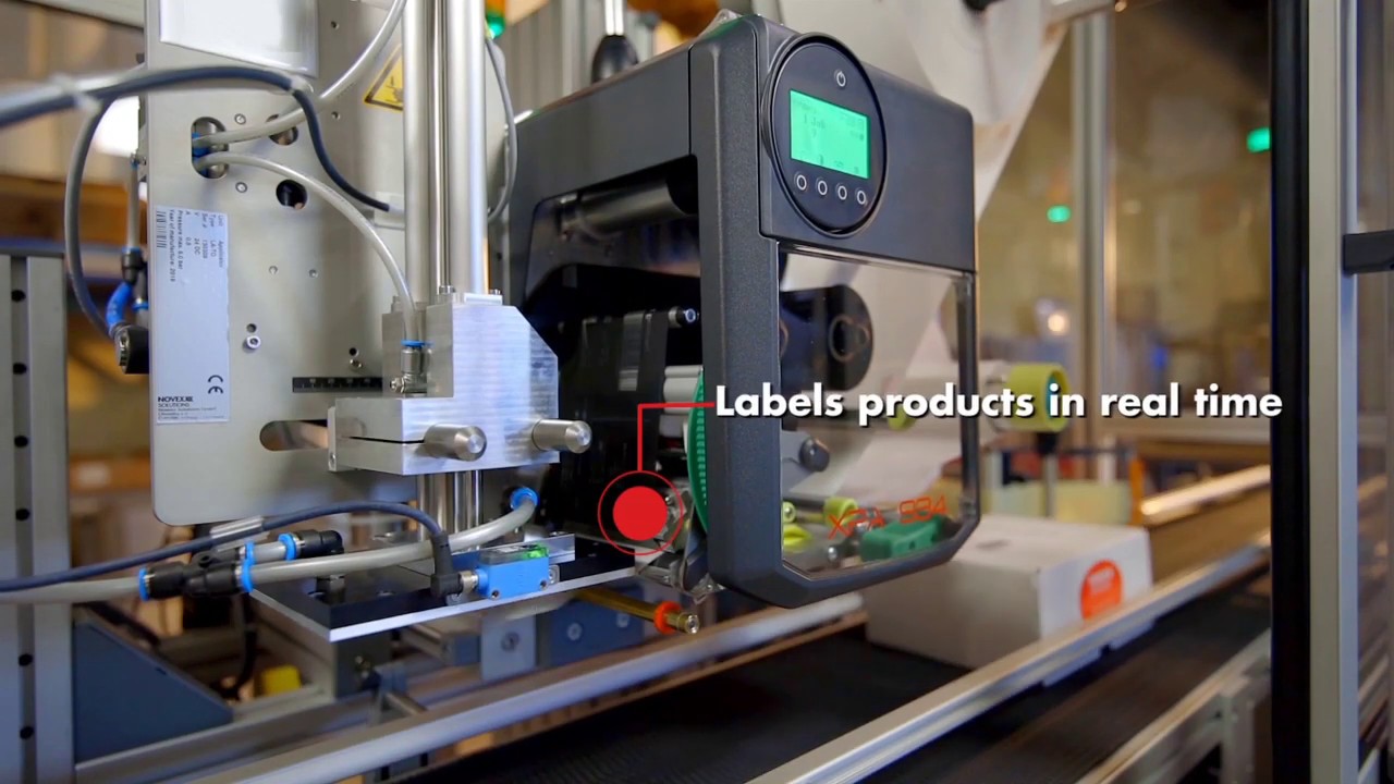 XPA 934 Print & Apply Outer Box Labeller - YouTube