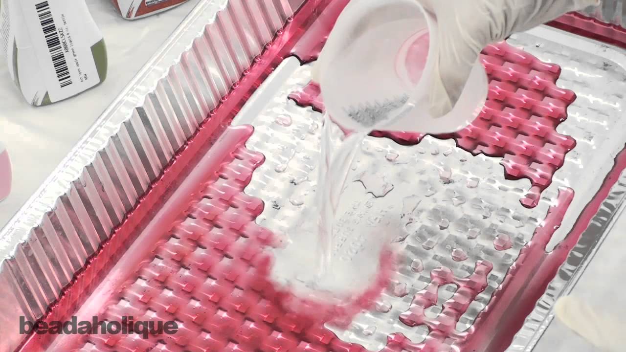 How to Dye Lacy's Stiff Stuff Beading Foundation YouTube