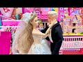 Barbie's Dream Wedding Makeover: Unboxing &amp; Styling the Ultimate Pink Castle Playset! 👰✨